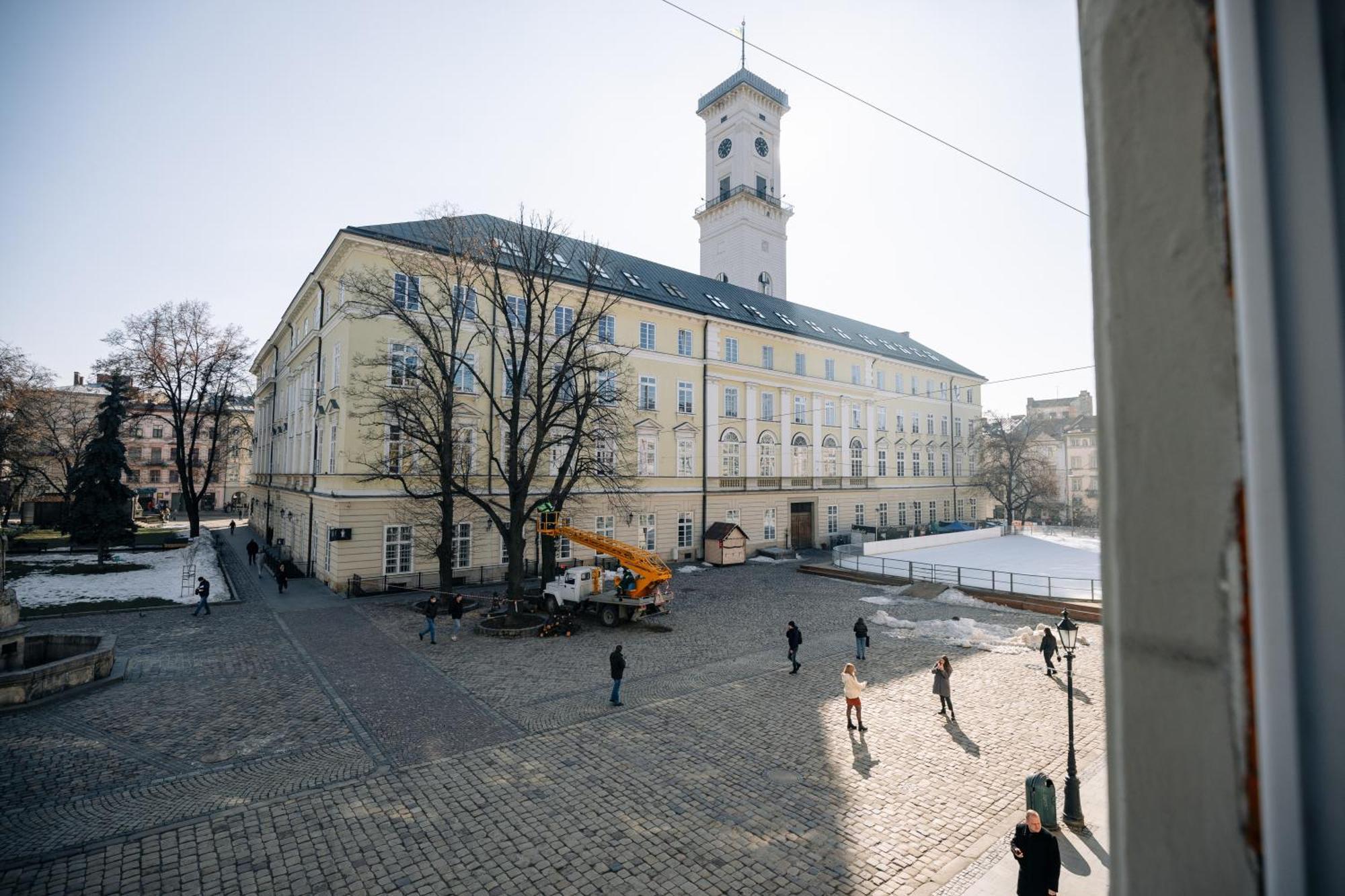 View On Rynok Square Apartments Лвив Екстериор снимка